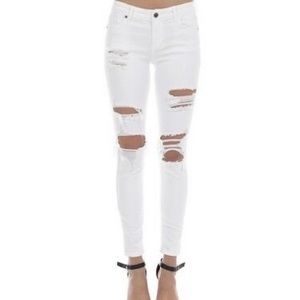 White distressed Jeans